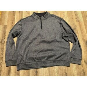 Paradise Collection Sweater, Men's Size XL, Gray, 1/4 Zip, Pullover